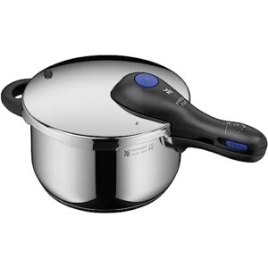 WMF Perfect Plus – Set with Quick Cooker Diameter 22 cm Diameter of 4 Litres and a Half + Body 3 Litres with Flame Protection, Cromargan Stainless Steel for Induction