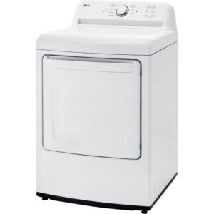 LG DLE6100W 7.3 Cu. Ft. White Front Load Smart Electric Dryer