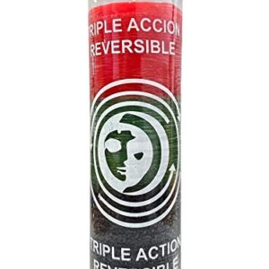 7 Day Candle 3 Color Triple Action Reversible- Red/Green/Black