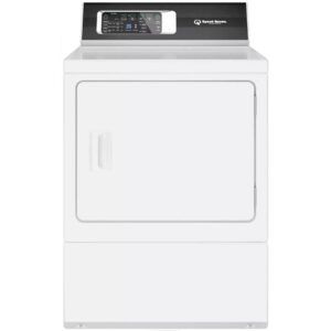 speed queen ada 7 cu. ft. white sanitizing electric dryer with pet plus