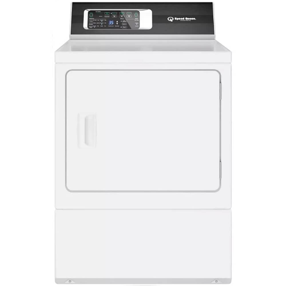 Speed Queen ADA 7 Cu. Ft. White Sanitizing Electric Dryer With Pet Plus