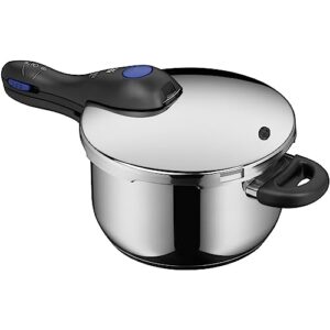 WMF Perfect Plus – Set with Quick Cooker Diameter 22 cm Diameter of 4 Litres and a Half + Body 3 Litres with Flame Protection, Cromargan Stainless Steel for Induction