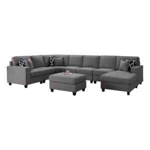 legend vansen fabric flexible combination module reversible sectional sofa