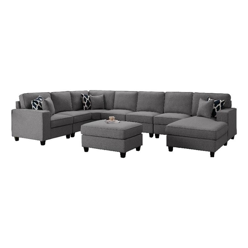 Legend Vansen Fabric Flexible Combination Module Reversible Sectional Sofa