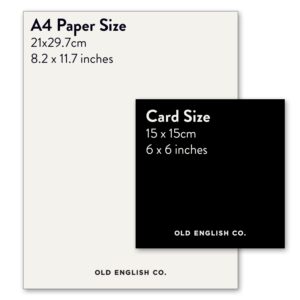 Old English Co. Thinking of You Card for Him Her - Cute Orange 'Big Squeeze' Miss You Card for Men Women - Friendship Thank You Card - For Sister, Brother, Best Friend | Blank Inside with Envelope