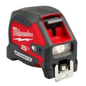 milwaukee electric tool 100 lumen 25' compact wide