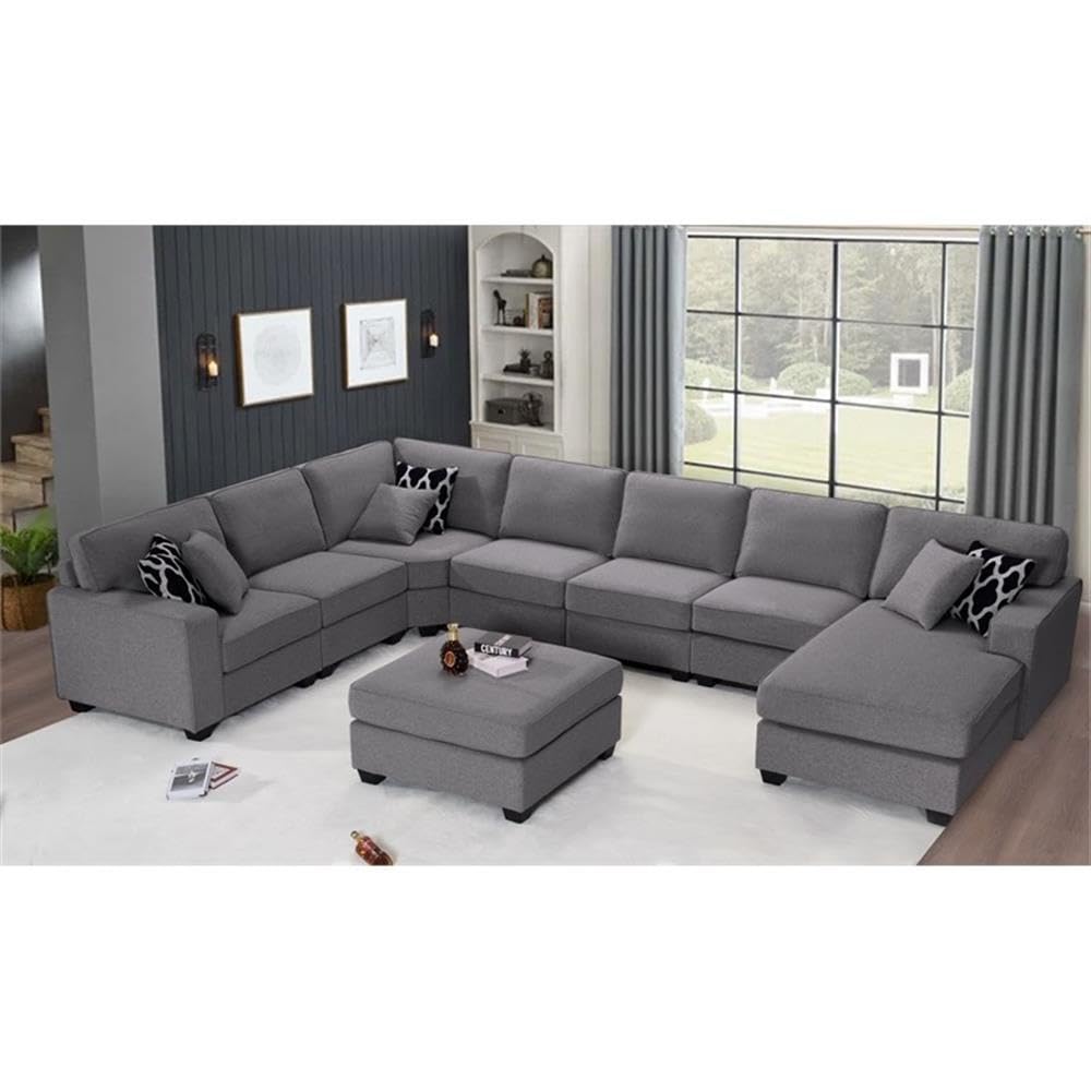 Legend Vansen Fabric Flexible Combination Module Reversible Sectional Sofa