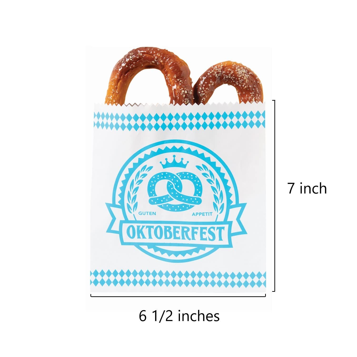 Fun Express 50 piece Oktoberfest Pretzel To-Go Bags