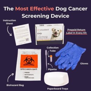 Oncotect Essential Dog Cancer Screening Test Kit, Easy to Use at Home Cancer Detection, Affordable Non-Invasive Urine-Based Test, Works On All Dog Breeds and Ages