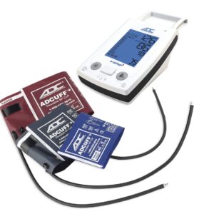 ADC e-sphyg 3+ NIBP Monitor, Set of One-Piece, Reusable Adcuff+ Cuffs (Small Adult, Adult, Large Adult), 9003K-MCC1