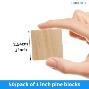 50Pcs Wooden Cubes 1inch Natural Wooden Blocks Unfinished Wood Blocks for Wood Crafts Blank Wood Square Blocks for Crafts and DIY Projects Puzzle Making.…