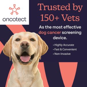 Oncotect Essential Dog Cancer Screening Test Kit, Easy to Use at Home Cancer Detection, Affordable Non-Invasive Urine-Based Test, Works On All Dog Breeds and Ages