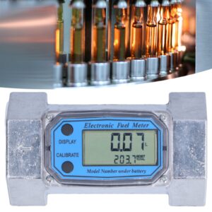 Industrial 2In Valve Digital End,Turbine Meter Electronic Digital Fuel Liquid Water Gas Oil Flowmeter 2In 2.3V‑3.3V Llw‑50