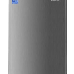 Premium Levella PRF446300HS 4.4 cu ft Mini Fridge in Silver