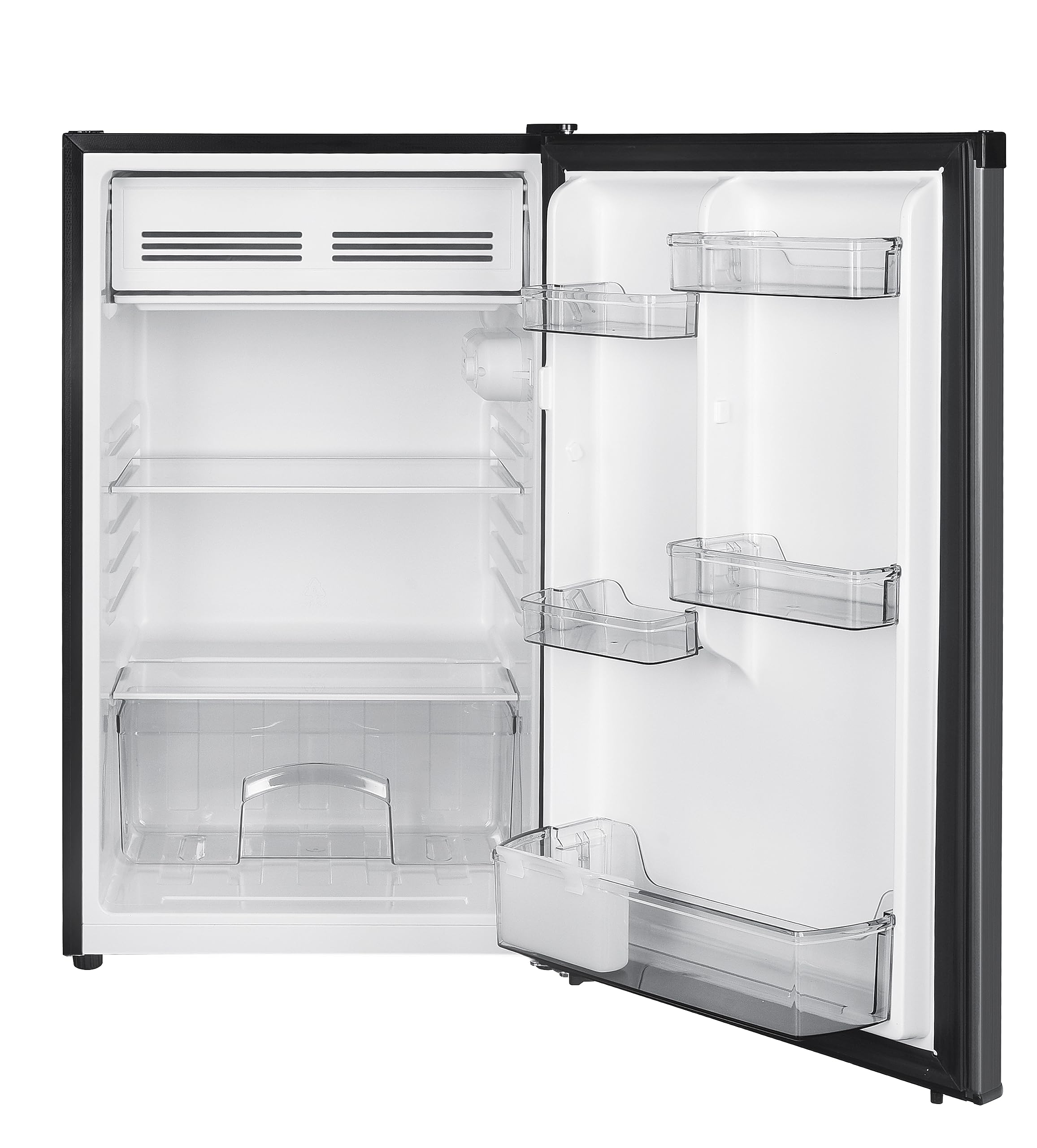 Premium Levella PRF446300HS 4.4 cu ft Mini Fridge in Silver