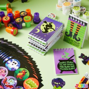 JOYIN 192PCS Halloween Stationery Set, Trick or Treat Gifts for Kids, 24 Pack Halloween Themed Stationery Set for Party Favors Carnival Game Prizes, School Stationery Party Supplies