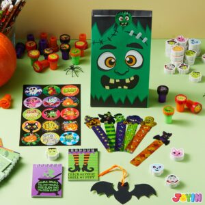 JOYIN 192PCS Halloween Stationery Set, Trick or Treat Gifts for Kids, 24 Pack Halloween Themed Stationery Set for Party Favors Carnival Game Prizes, School Stationery Party Supplies