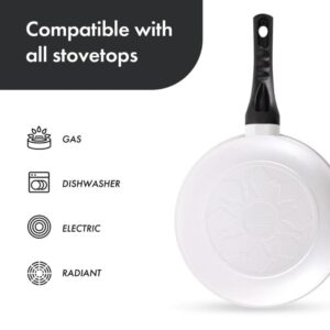 Neoflam Cast Aluminum Nonstick Wok | Easy to Use, Lightweight, Dishwasher Safe | Made in Korea (12", 30cm)