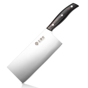 wangyuanji kitchen knife,high carbon stainless steel knife for vegetable and meat cutting with wood handle,avoid cutting bones,suitable for home kitchen and restaurant