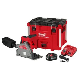 milwaukee 2831-21 m18 fuel 18v 6-1/2" cordless li-ion plunge track saw kit