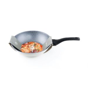 Neoflam Cast Aluminum Nonstick Wok | Easy to Use, Lightweight, Dishwasher Safe | Made in Korea (12", 30cm)