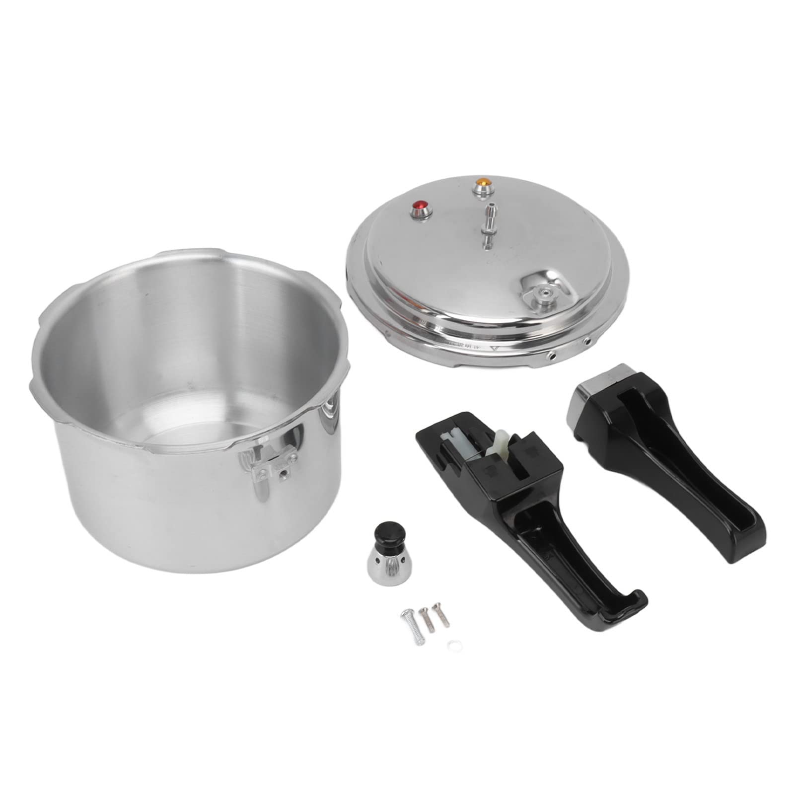 3L Stainless Steel Pressure Cooker, Exquisite Workmanship Stainless Steel Pressure Cooker Cooking Various Foods Food Grade for Induction Cooker