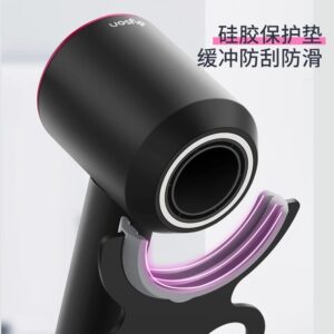 MUSOSU Hair Dryer Stand,Bathroom Countertop Hair Dryer Holder Magnetic Display Stand for Dyson Supersonic Hairdryer and Attachments