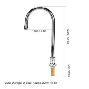 Water Filter Faucet Stainless Steel Water Tap with G1/2 Thread and 20mm Base Outer Diameter for Kitchen and Bathroom Use