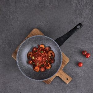 Neoflam Cast Aluminum Nonstick Wok | Easy to Use, Lightweight, Dishwasher Safe | Made in Korea (12", 30cm)