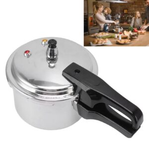 3L Stainless Steel Pressure Cooker, Exquisite Workmanship Stainless Steel Pressure Cooker Cooking Various Foods Food Grade for Induction Cooker