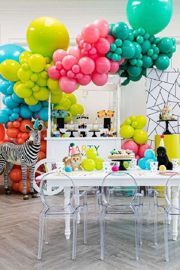 Ponamfo Lime Green Balloons Garland Kit - 154 Pcs 5/10/12/18 Inch Latex Balloon Arch Kit as Birthday Party Balloons Gender Reveal Balloons Baby Shower Balloons Wedding Anniversary Bridal Shower Party