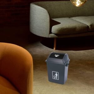 Uonlytech Swing Trash can Lid Replacement Swing Top Wastebasket Lid Gallon Trash Can Replacement Lid Plastic Trash Can Lid Wastebasket for Outdoor/Restaurant//Kitchen Garbage can Lid