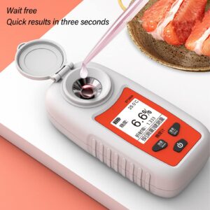 ST335A Digital Display Saccharimeter Refractometer Fruit Sugar Meter High Precision Sugar Detection Measurement Sweetness Tester