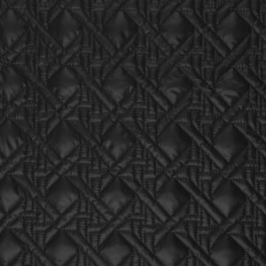 mook fabrics quilted poly puzzle w/r 5 oz, black cut by the yard