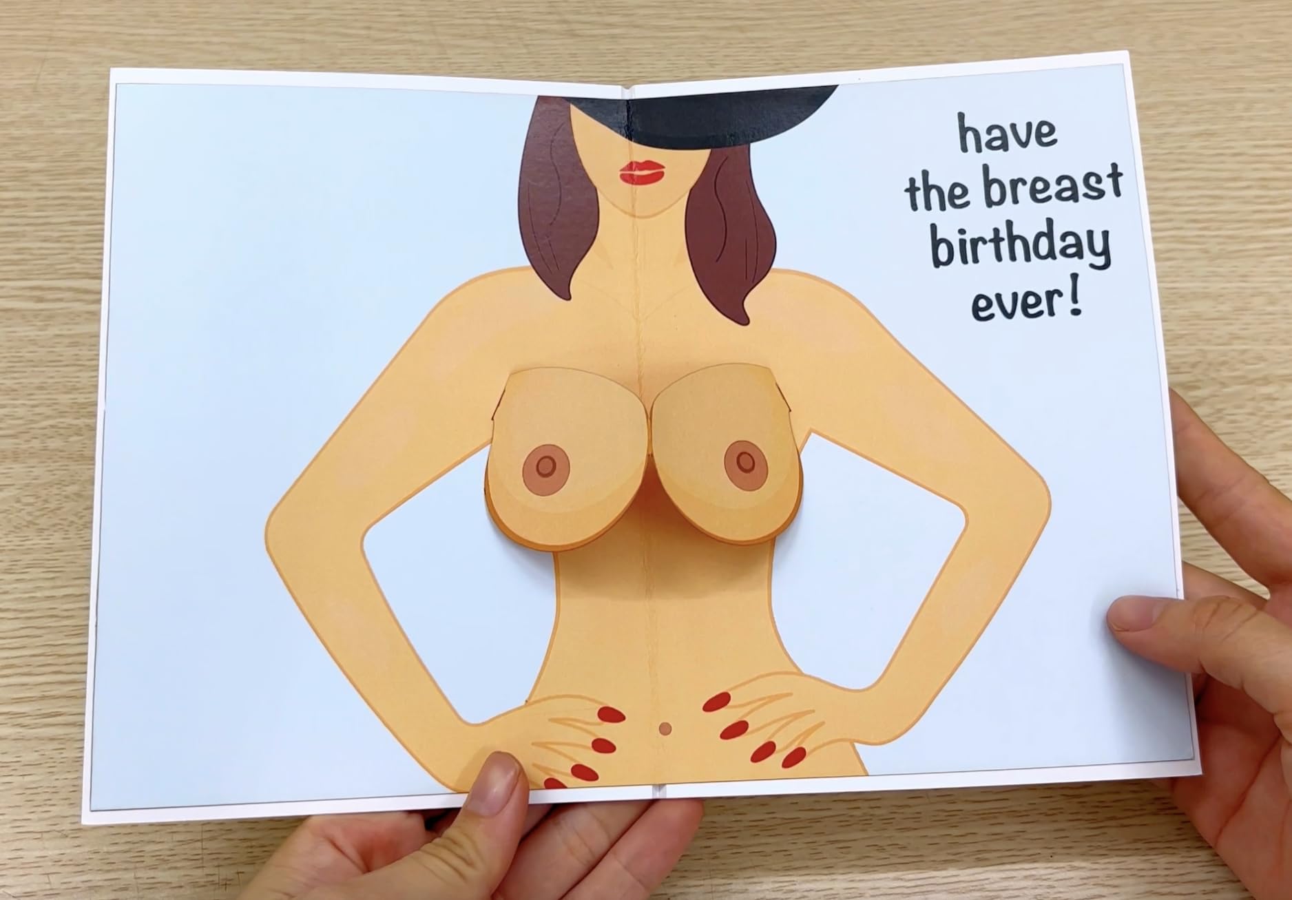 Dirty Pop Up Birthday Cards – Tits Your Birthday – Funny 3D Popup Card, Gift for Husband, Dad, Friend, Bday and Every Tits Lover - 1 Card 5 x 7 inch, 1 Notepaper, 1 Envelope (Tit's Your Birthday)