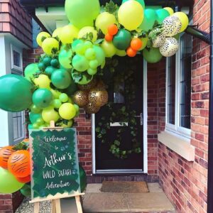 Ponamfo Lime Green Balloons Garland Kit - 154 Pcs 5/10/12/18 Inch Latex Balloon Arch Kit as Birthday Party Balloons Gender Reveal Balloons Baby Shower Balloons Wedding Anniversary Bridal Shower Party