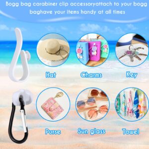 AIERSA Inserts Hooks Accessories for Bogg Bag,Charms Key Holder Carabiner for Bogg Bags,Pouch Earphone Tassel Keychain Cup Holder Attachment Compatible with Simply Southern Rubber Beach Totes Bags