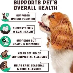 Profound Pets Pet Allergy and Itch Relief, Dog Allergy Chews, Intermittent Itchiness, Pet Probiotic, Seasonal Allergies - Anti Itch Support