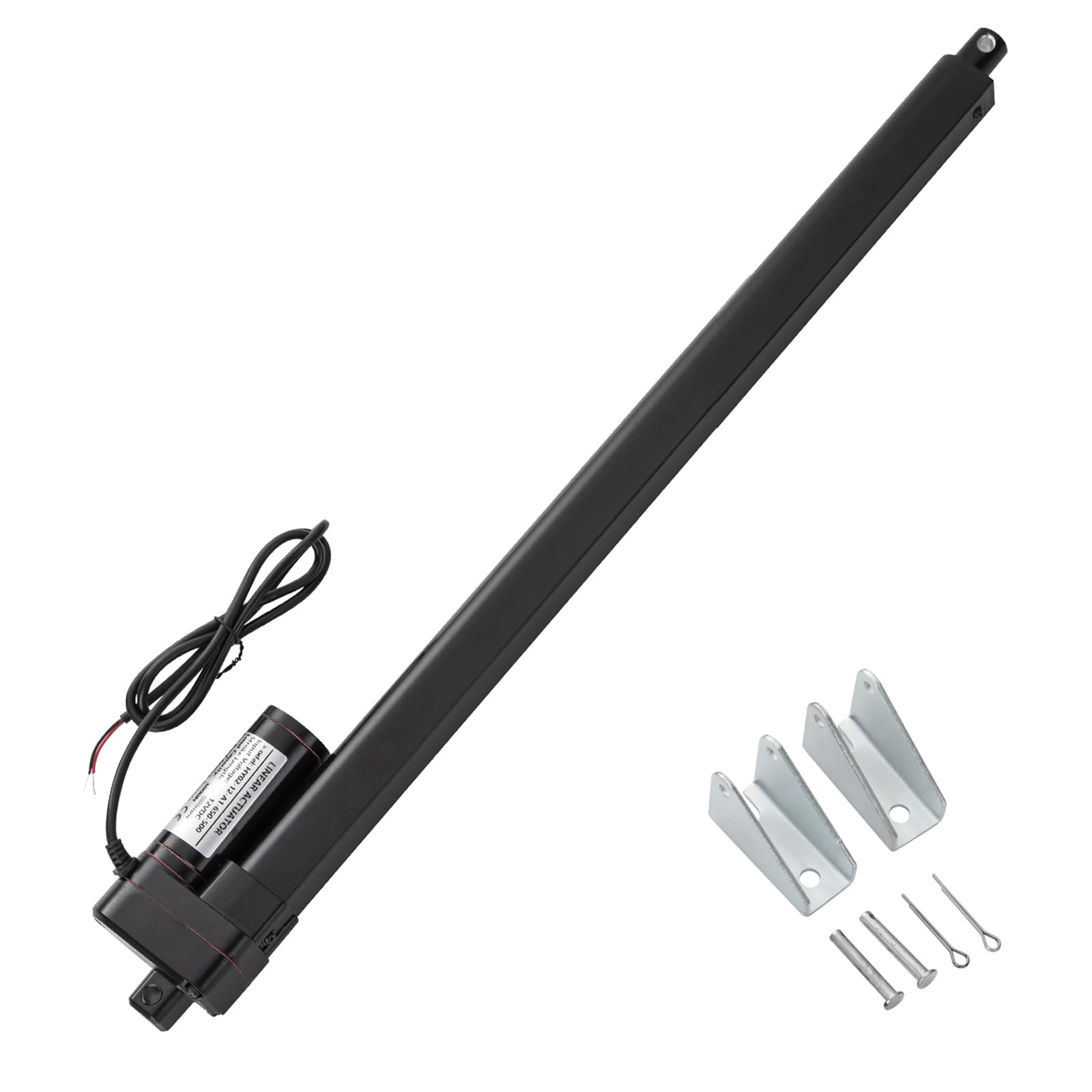 JQDML Linear Actuator 12V 28 Inch Long Stroke 660lbs/3000N Heavy Duty Speed 0.2"/sec (5mm/s) IP65 Waterproof Electric Actuator for Electric Door Opener Agricultural Machinery Electric Sunroof