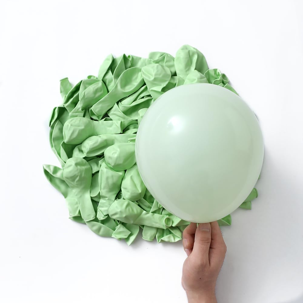 Sage Green Sand Gold Balloons Garland Arch Kit140PCS White Nude Macaron Green Confetti Balloons for Safari Jungle Green Boho Baby Shower Bridal Shower Engagement Wedding Birthday Party Decorations