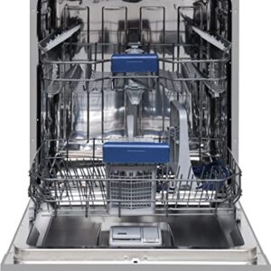 RCA RZ0842 Front Control-Built in FULLSIZE Dishwasher, 57 DBA, Stainless Steel, 24” WIDE, Stainless