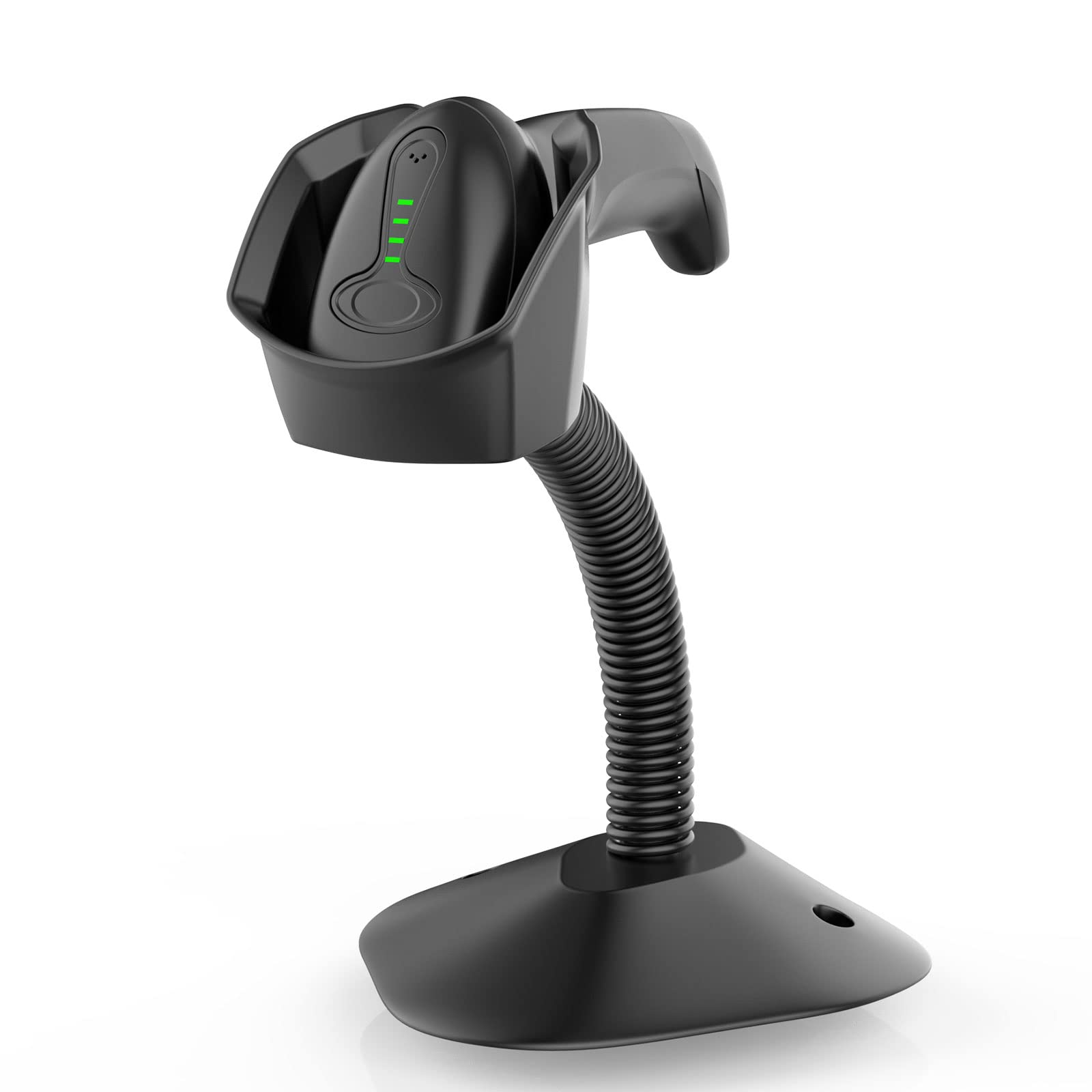 Symcode Universal Barcode Scanner Stand Hands Free Barcode Scanning Barcode Scanner Cradle Holder Base Angle and Height Adjustable Head for Supermarket Retail Store School Library Logistic Warehouse