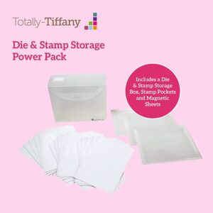 Totally Tiffany Die and Stamp Storage Power Pack, Bundle of 3 Packs, Storage for up to 90 Stamp and Die Sets