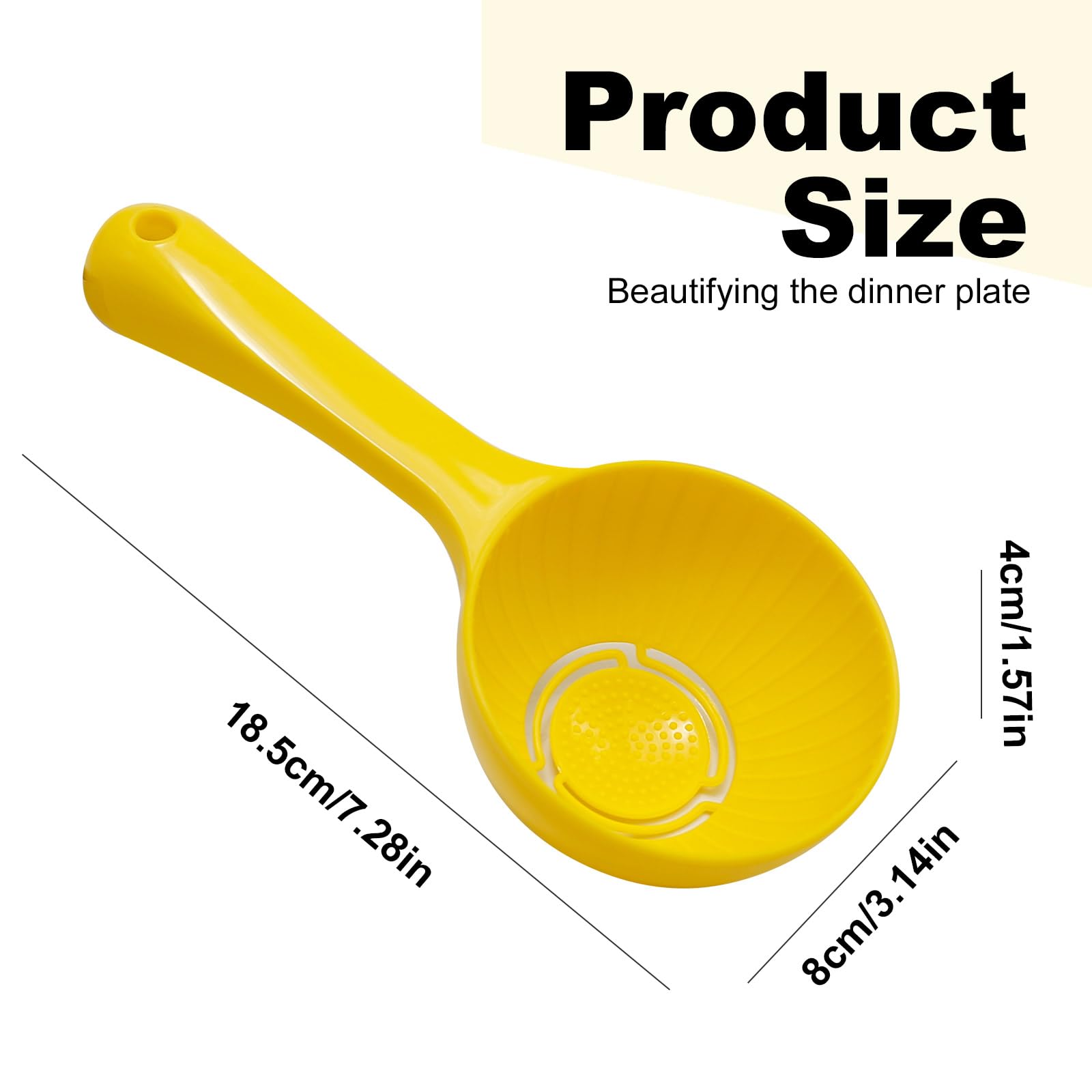 Hoypeyfiy Rice Ball Spoon, Plastic Rice Paddle,Non Stick Rice Scooper for Rice Ball Making, Kitchen, Restaurant, Sushi Making Spoon (Yellow-5Pcs)