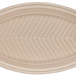 Le Creuset Heritage Stoneware Oval Fish Baker, 1.7qt., Sea Salt