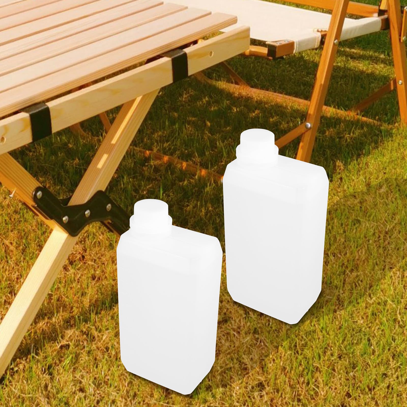 Mobestech Hdpe Side Bottle Empty Plastic Bottles Plastic Gallon Jug 1 Gallon Plastic Jug Plastic Milk Container Large Empty Jug Liquid Glue Plastic Bottles with Lids Storage Bottle White Car