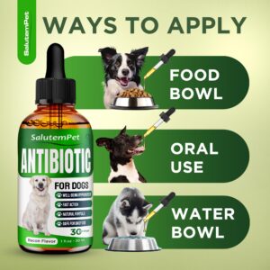 Natural Antibiotics for Dogs | Dog Antibiotics | Supports Dog Allergy Relief | Dog Itch Relief | Dog Allergy Support | Dog Multivitamin | Pet Antibiotics | Dog Antibiotics | 2 Oz