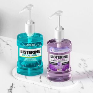 Pump Dispenser, Made to Fit Listerine 1.5 or 1 Liter Bottles [Package Includes 1 Pump]