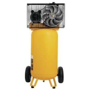 Dewalt DXCM251.COM 2 HP 25 Gallon 200 Max PSI 7.7 SCFM @ 40 PSI 6.2 SCFM @ 90 PSI Oil-Lubed Belt Drive Electric Portable Vertical Air Compressor