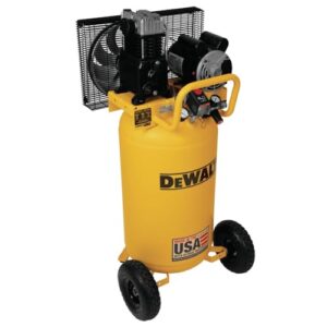 Dewalt DXCM251.COM 2 HP 25 Gallon 200 Max PSI 7.7 SCFM @ 40 PSI 6.2 SCFM @ 90 PSI Oil-Lubed Belt Drive Electric Portable Vertical Air Compressor